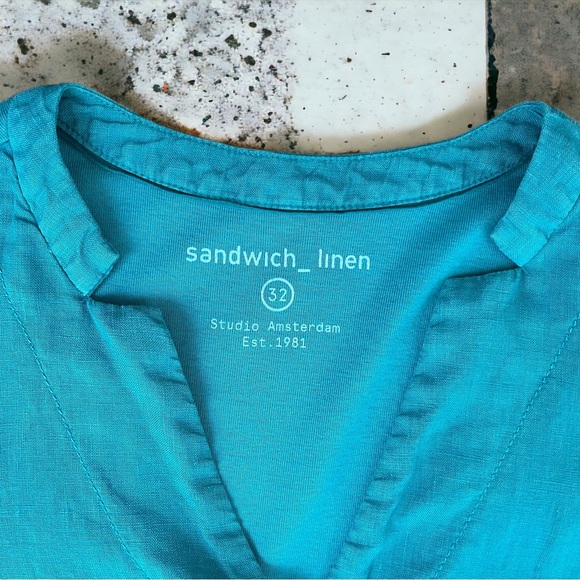 [32] SANDWICH Dress Linen and Cotton - Picture 7 of 7